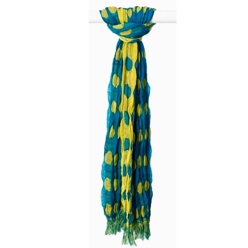 JANIE BESNER Polka Dot Scarf Wrap